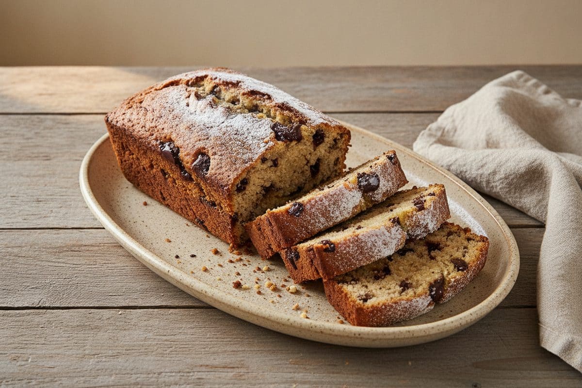 Banana Bread cu Ciocolată și Nuci