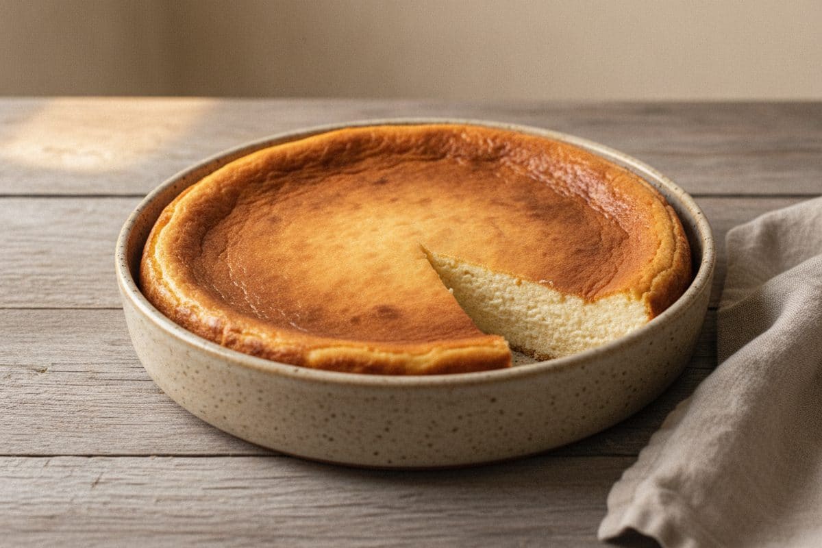 Cheesecake clasic la cuptor — cremos și fără crăpături