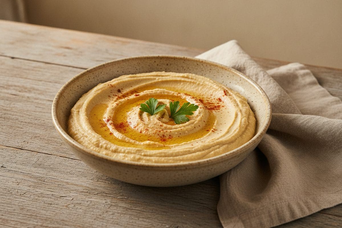 Hummus clasic — cremos, mătăsos, autentic