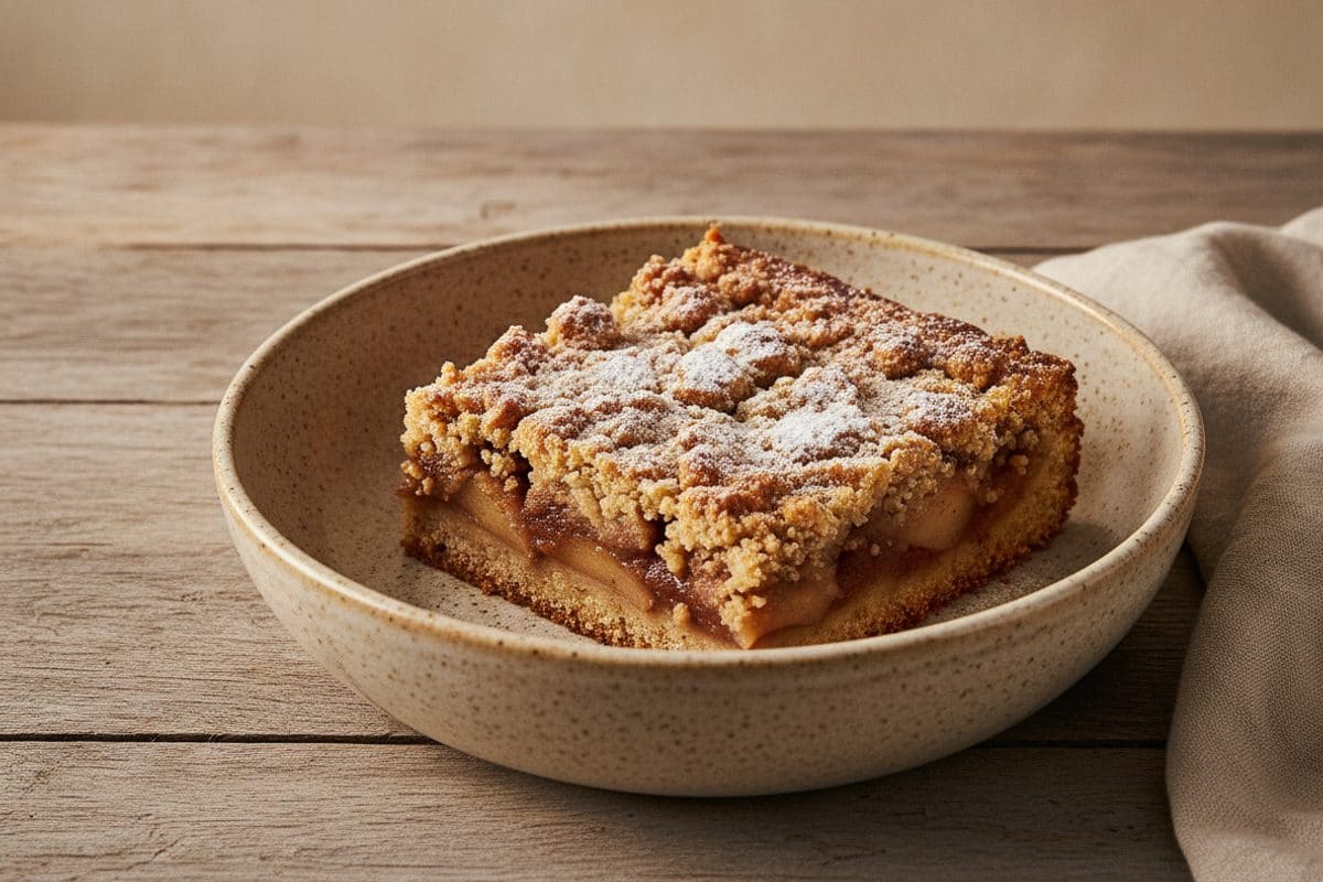 Prăjitură cu Mere și Scorțișoară cu Crumble Crocant
