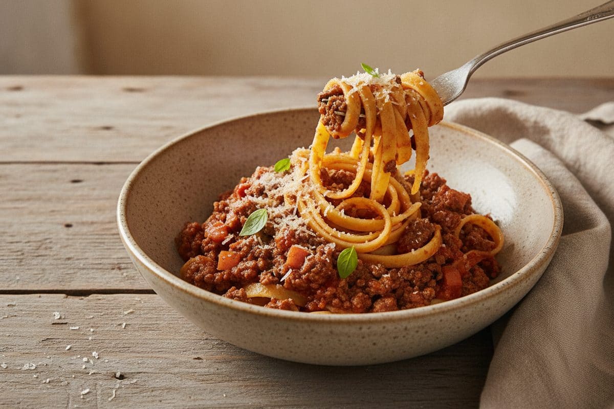 Ragù Bolognese Autentic cu Tagliatelle